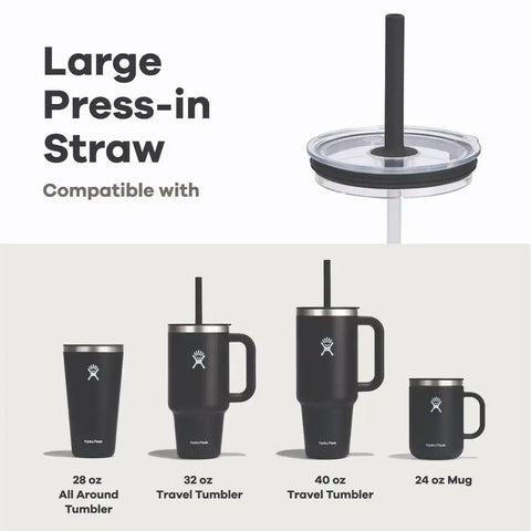 Large Press-In Straw Lid